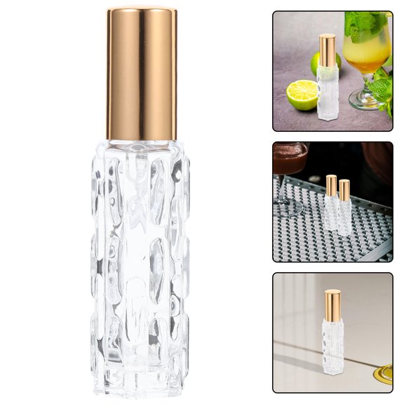 CIMAXIC Refillable Glass Atomizer Bottles, 2 Pack for Cocktail Mixing and Beverage Service