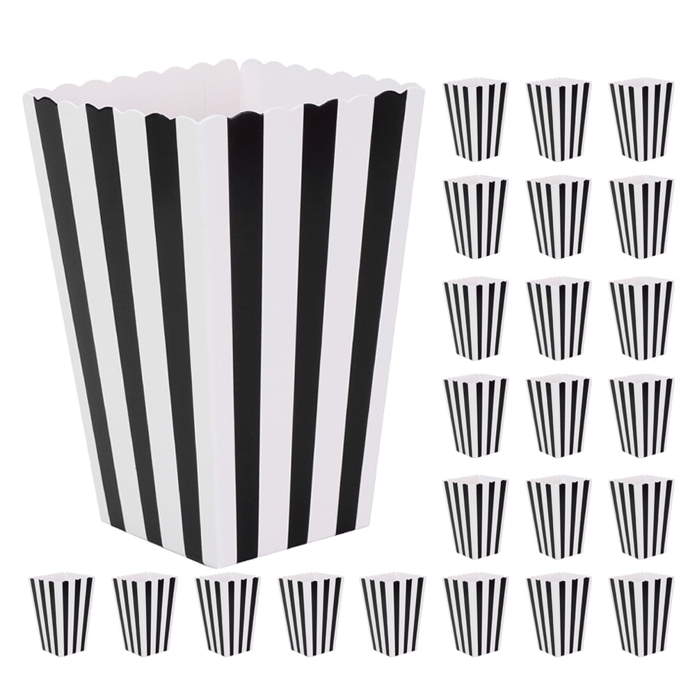 Generous Amount CIMAXIC Reusable Paper Popcorn Boxes Night and Parties Holds Generous ...