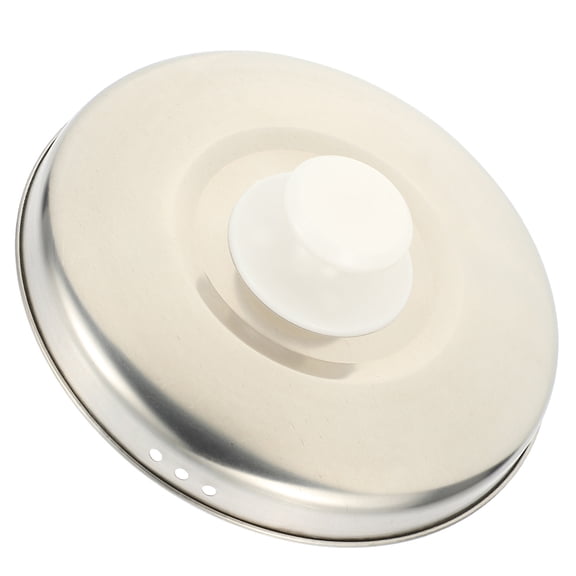 CIMAXIC Universal Lid for Pots Metal Rice Cooker Cover Anti-Scald 1Pcs 7.6X7.6X1.2In