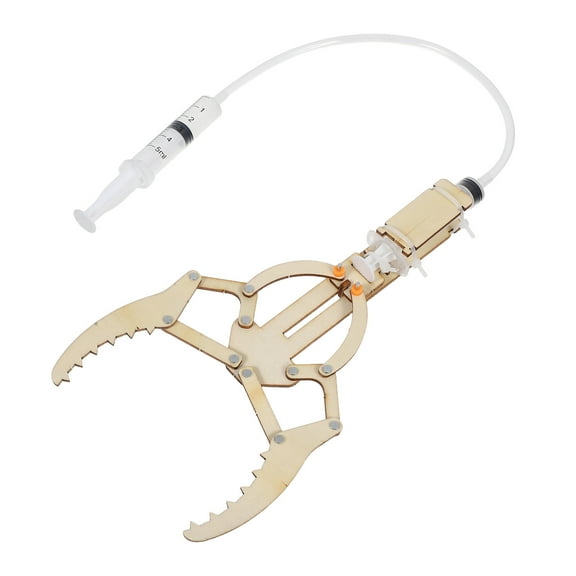 CIMAXIC Robotic Arm Model With Hydraulic Movement Simulation Wooden Material For Robotics Learning Education 1Set