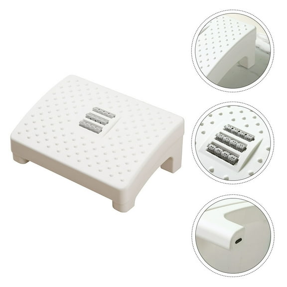 CIMAXIC Roller Footstool Plastic Foot Massage for Office Footrest 1Pack
