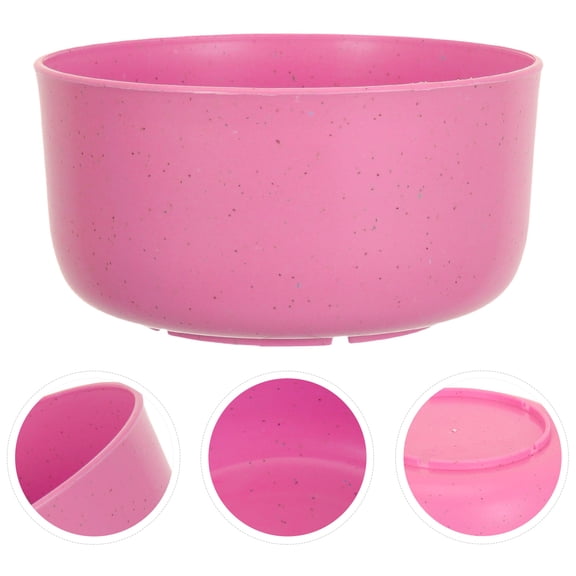 CIMAXIC 10Pcs Pink Plastic Bowls for Home Use Versatile Reusable Kitchen Serving Bowls