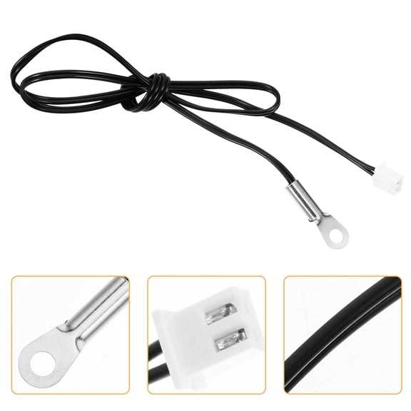 CIMAXIC NTC Thermistor Probe NTC Thermistor Probe Black Metal 1Pack