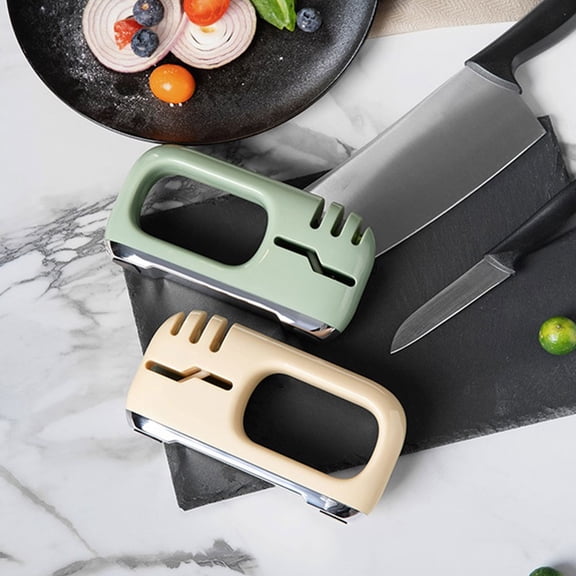 CIMAXIC Sharpening Guide Cutter Sharpener Green Ergonomic Handle 1Pack