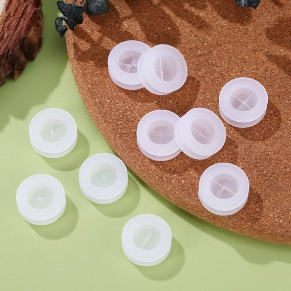 CIMAXIC Silicone Straw Stoppers 30pcs Transparent Spill Prevention Can Lid