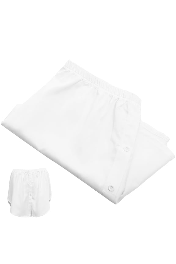 Smooth Look Layering Skirt Extender For Women Polyester White 1Pcs 21.61X14.54X0.20in