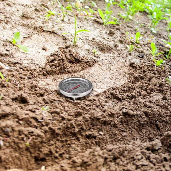 CIMAXIC Soil Temperature Detector with Extended Stainless Steel Probe for Accurate Gardening Measurements