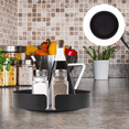 thumbnail image 1 of CIMAXIC Rotatable Kitchen Spice Rack Black Seasoning Bottle Holder Tray for Pantry Storage and Organization, 1 of 8