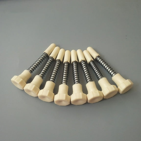 CIMAXIC Spring Loaded Plunger Pin 6Pcs Crib Latches Multi Color for Push Plunger Lock 2.28X0.59X0.59in