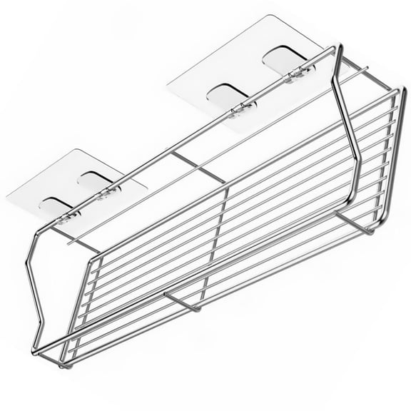 CIMAXIC Sturdy Stainless Steel Wall Mounted Storage Shelf for Bathroom and Kitchen Essentials