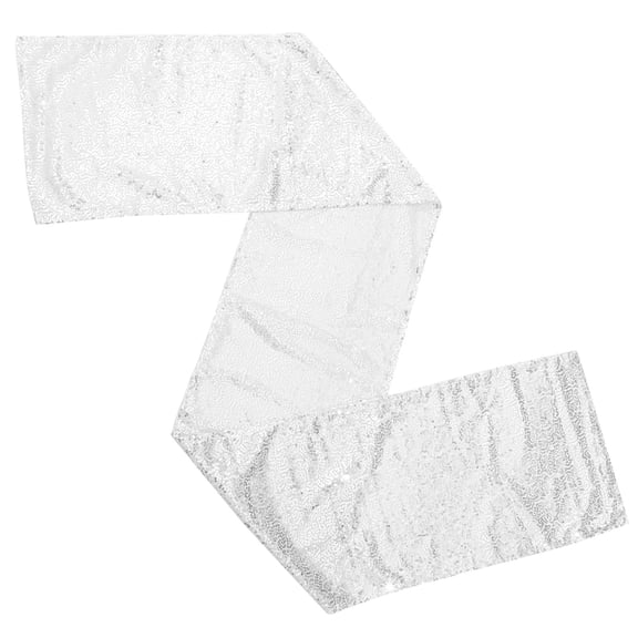 CIMAXIC Table Cloth Runner Silver PVC Decoration Birthday Party Hosts 1Pcs