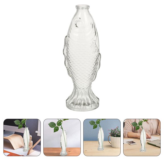 CIMAXIC Transparent Glass Bottle for Decor Perfect for DIY Flower Pot and Message Jar 4.5 oz