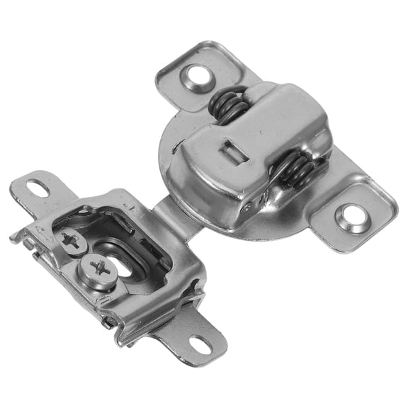 CIMAXIC Trap Door Hinges Zinc Alloy Silver Foldable Design 1Pack