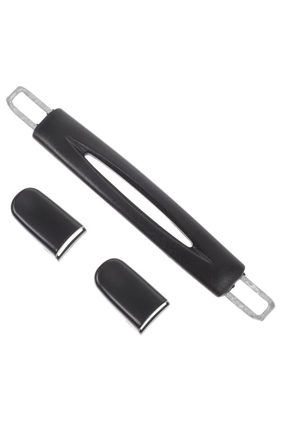 Travel Suitcase Plastic Handle Replacement with Wear Resistant Black Grip for Luggage