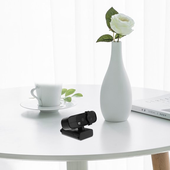 CIMAXIC USB Webcam for Desktop Computer High Definition Video Conferencing Camera Black