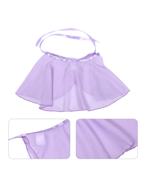 girls dance skirt Violet S Tie-Waist Wrap Ballet Practice Dancewear