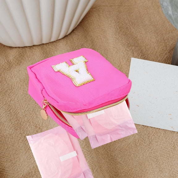 CIMAXIC Women's Purse with Lipstick Holder, Zippered Key Purse, Decorative Small Period Bag