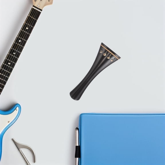 CIMAXIC Violin Tailpiece Replacement in Black Wood for Enhanced Sound Quality