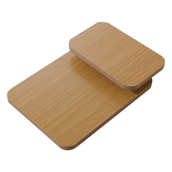 CIMAXIC Light Brown Portable Wooden Tabletop Mirror, , High-Definition, Easy to Maintain for Home Use