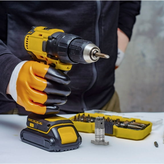 CIMAXIC Wrench Extension Dual Purpose Square Electric Wrench Socket Silver 1Set