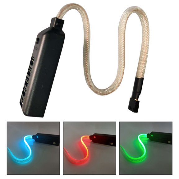 CIMAXIC Cooling Fan Hub Black 1Pack For PC Users