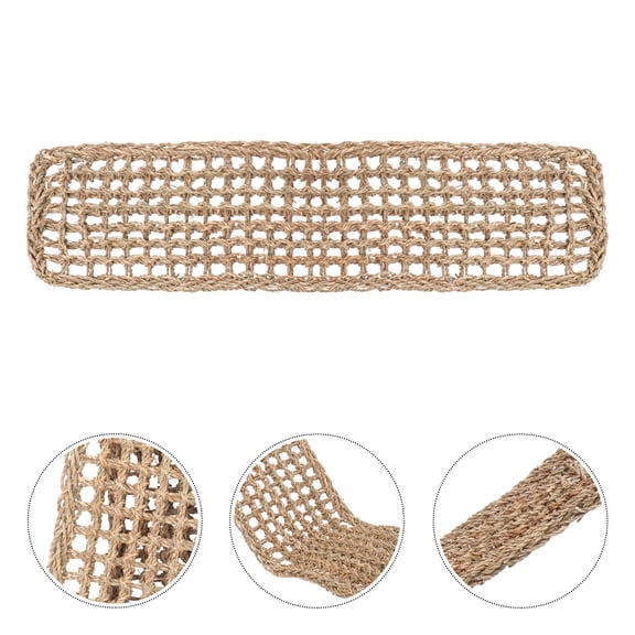 CIMAXIC triangle lizard hammock Hammock Bed Natural Grass Fibers Light Brown 1Pack