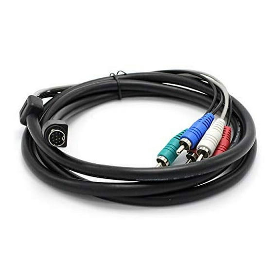 THE CIMPLE CO 10 Pin Audio and Video DIN Cable - NOT S-Video Cable - RGB Component and Composite - Compatible with DIRECTV AT&T: H25, C31, C41, C41-W, C51, C61, C61-K