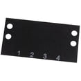 thumbnail image 1 of CINCH MS-4-140 TERMINAL BLOCK MARKER, 1 TO 4, 9.53MM (10 pieces) - MS-4-140, 1 of 1