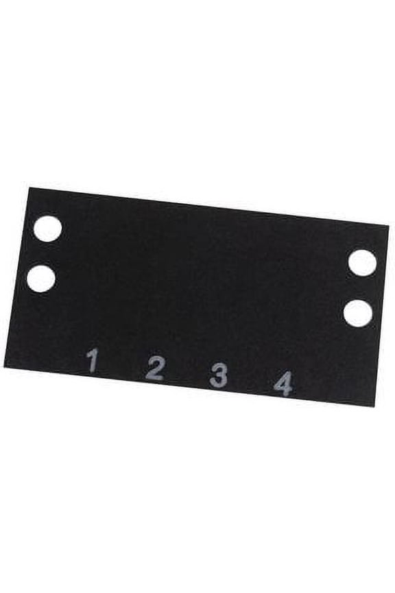 CINCH MS-4-140 TERMINAL BLOCK MARKER, 1 TO 4, 9.53MM (10 pieces) - MS-4-140