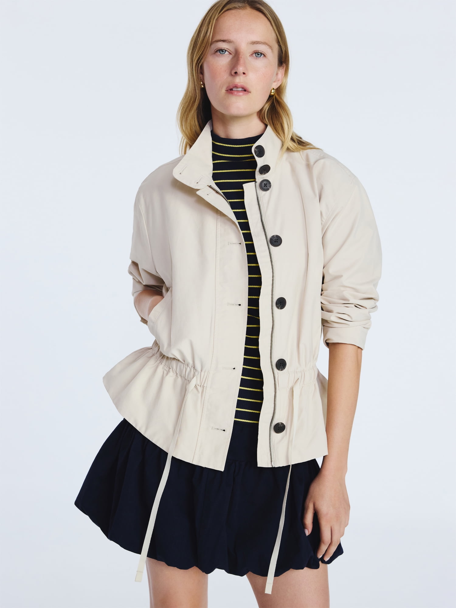 Women's Cinched Parachute Jacket, Sizes XS-XXL