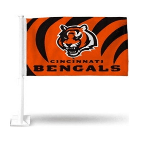 CINCINNATI BENGALS tiger Car Flag Single Sided Heavy Duty