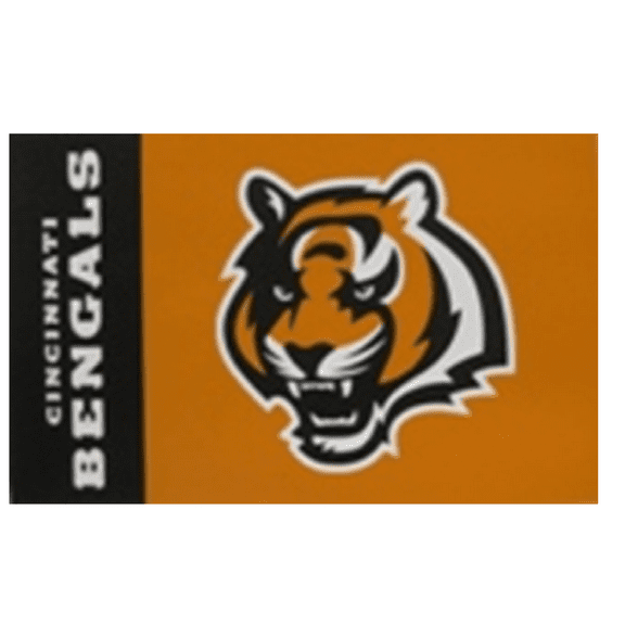 CINCINNATI BENGALS tiger flag Single Sided Heavy Duty 3'x5'