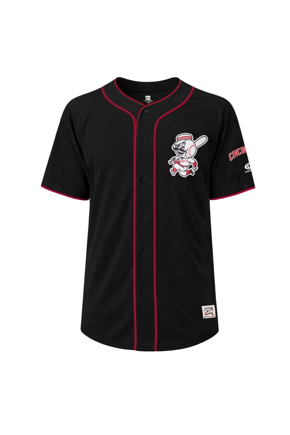MLB Cincinnati Reds Men's Alternate Color Cooperstown Full Button Jersey