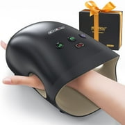 CINCOM Hand Massager, Cordless Hand Massager with Heat and Compression for Arthritis and Carpal Tunnel - Gifts for Women FSA/HSA Eligible (B-BK)