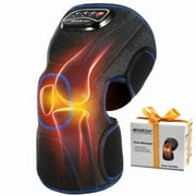 CINCOM Knee Massager with Heat, Air Compression Leg Knee Brace for Arthritis, Circulation Heated Knee Brace Wrap for Injury and Joint Recovery FSA/HSA Eligible (Single Unit)