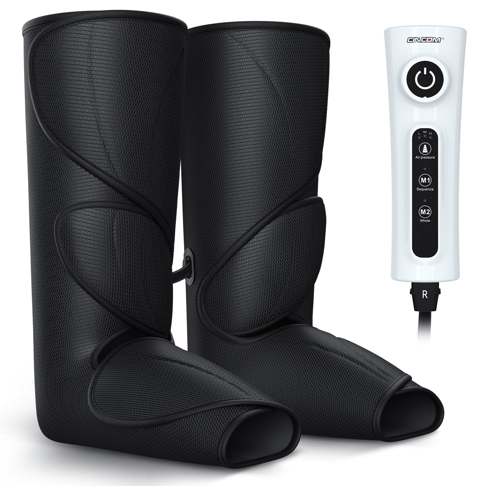 CINCOM Leg Massager for Circulation Air Compression Foot and Leg Massage FSA/HSA Eligible