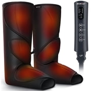 CINCOM Leg Massager with Heat for Circulation, Foot and Calf Massager Heated Compression FSA/HSA Eligible