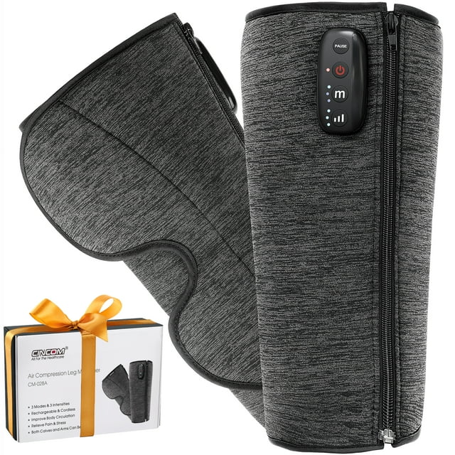 Rechargeable Leg Massager for Circulation, Wireless Air Leg