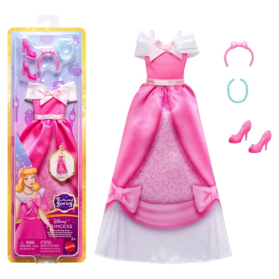 Disney Princess Enchanted Stories Cinderella Fashion n Pink Dress [Walmart Exclusive]