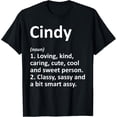 thumbnail image 1 of CINDY Definition Personalized Name Funny Birthday Gift Idea T-Shirt, 1 of 3