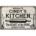 thumbnail image 1 of CINDY'S Kitchen Farmhouse Sign 8 x 12 High Gloss Metal 208120033116, 1 of 1