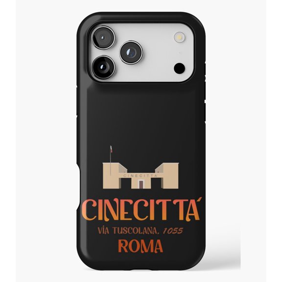 CINECITTA CINEMA STUDIOS (ROME) M2914, Protective Case for iPhone 17 16 15 14 13 12 11 Pro Max – Modern Unisex Style