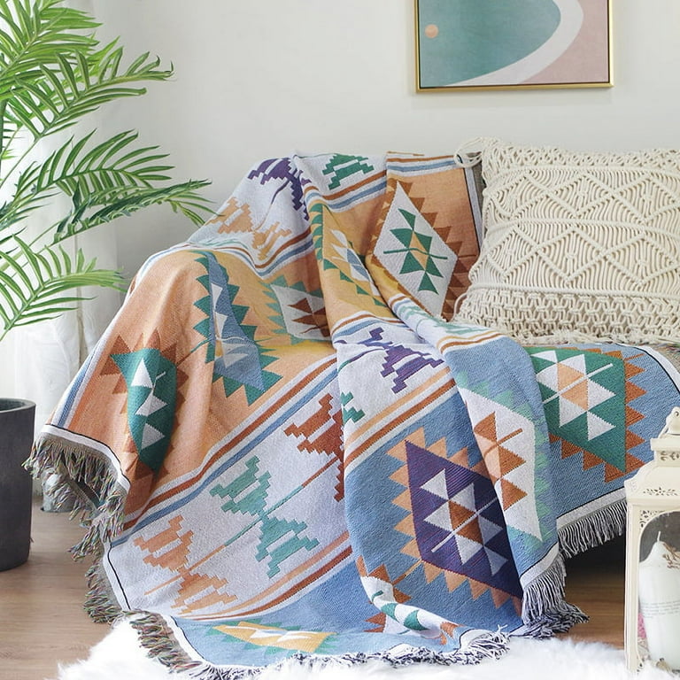 Large cotton sofa throws sales