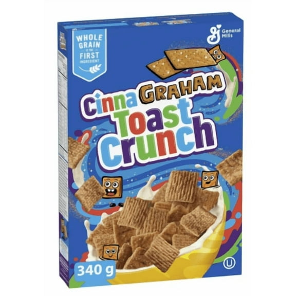 CinnaGRAHAM Toast Crunch Cereal, 340g/11.9 oz