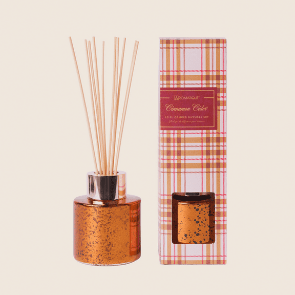 CINNAMON CIDER Aromatique 2025 Mini Reed Diffuser Gift Set
