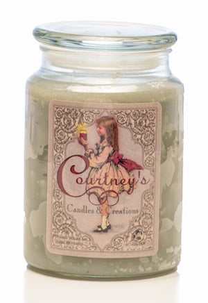 CINNAMON-EMBERS - Courtneys Candles Maximum Scented 26oz Large Jar Candle