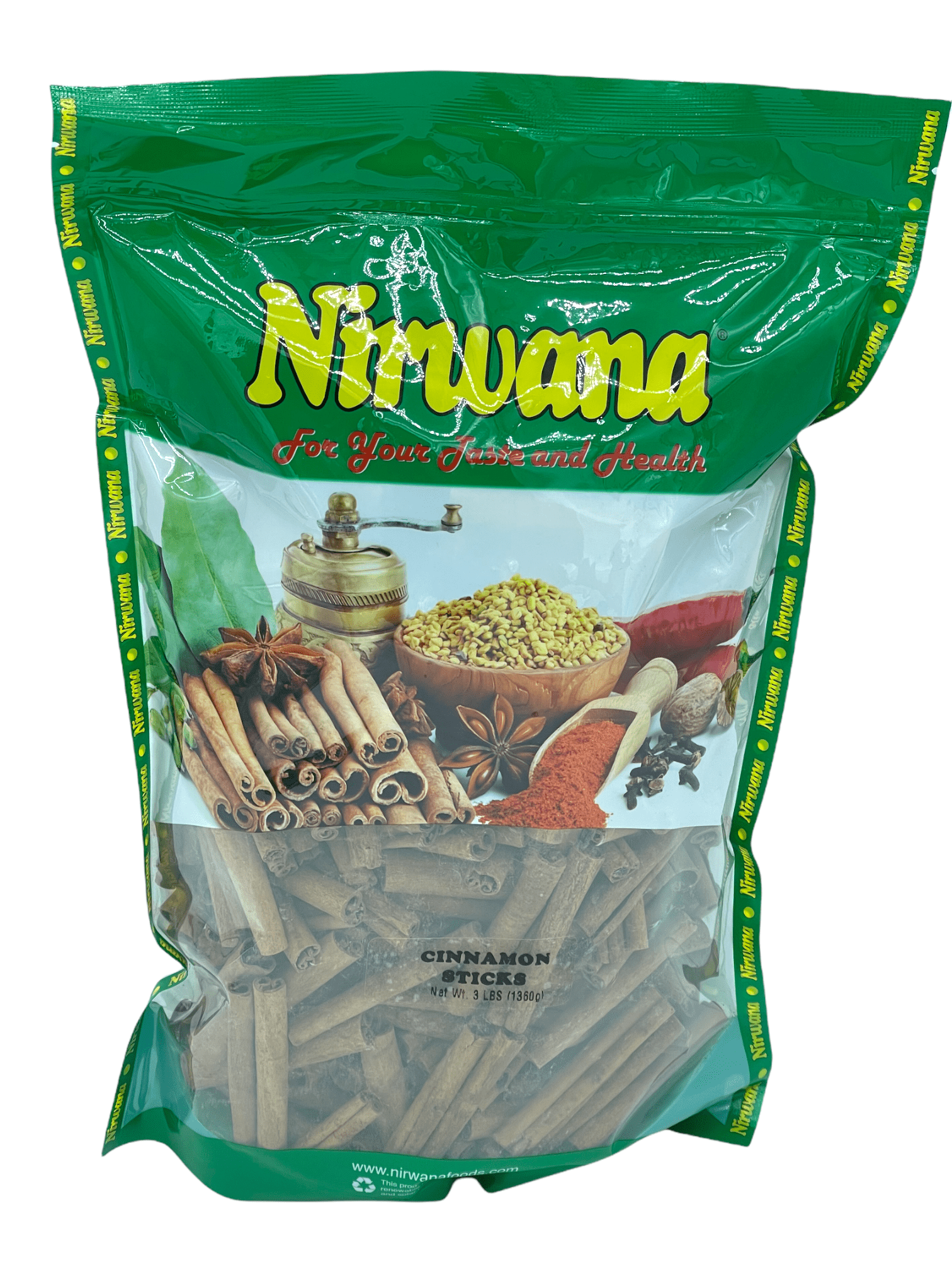 CINNAMON STICKS 48 OZ POUCH BY NIRWANA