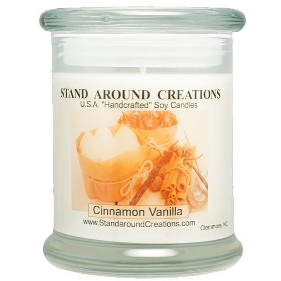 CINNAMON VANILLA STATUS 12-OZ. ALL NATURAL SOY CANDLE