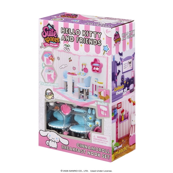 Suite Spaces Hello Kitty and Friends Cinnamoroll Breakfast Nook Set