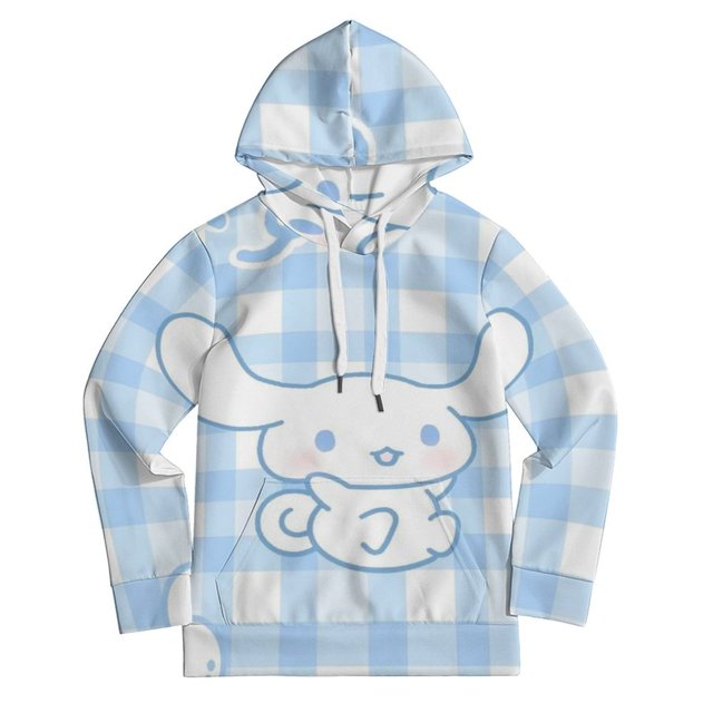 CINNAMOROLL Hoodie with Pocket Cartoon Anime for Boys Girls Teens Gift
